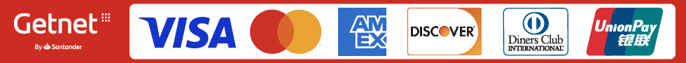 Getnet by Santander — pago seguro con Visa, Mastercard, Amex, Discover, Diners Club y UnionPay